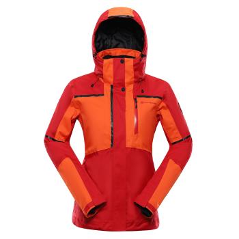 Горнолыжная женская теплая мембранная куртка Alpine Pro MALEFA, Red/Orange, XS (LJCY546442 XS) image