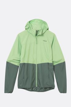 Ветровка женская Rab Windgather Hoody Wmns, Fig Green/Sage, 10 (QWS-85-FGS-10) image
