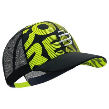 Кепка із сіткою Compressport Trucker Cap Flash, Black/Fluo Yellow, One Size (7630102553154) image