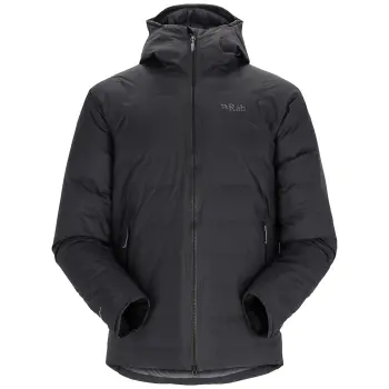 Мембранна чоловіча тепла куртка Rab Valiance Jacket, Black, L (RB QDB-49-B-L) image