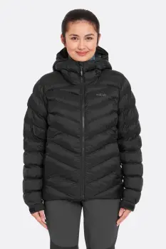Жіноча зимова куртка Rab Nebula Pro Jacket Wmns, Black, 12 (QIP-24-BLK-12) image