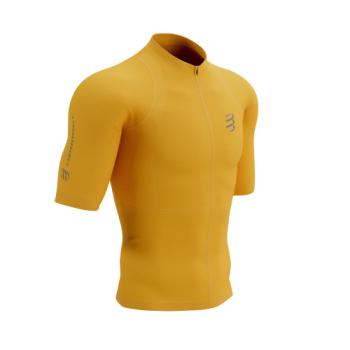 Футболка чоловіча Compressport Trail Racing Postural SS Top M, Saffron, L (7630102584394) image