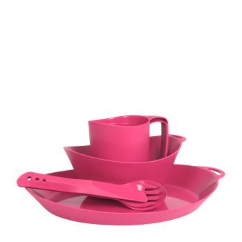 Набір посуду Lifeventure Ellipse Camping Tableware Set, pink (75802) image