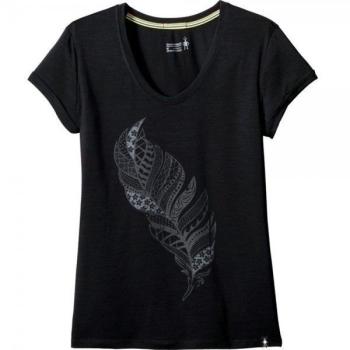 Футболка жіноча Smartwool Merino 150 Feather Tee Black, р. M (SW 17263.001-M) image