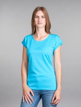 Жіноча футболка Fischer T-shirt Mountain Aqua S/S, Aqua, р.38 (G61721) image