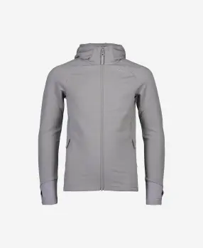 Дитяча толстовка з рукавом реглан POC Merino Zip Hood Jr Alloy Grey, 140 см (PC X206211510401401) image