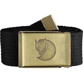 Пояс Fjallraven Canvas Brass Belt 4 cm, Black, (77297.550) image