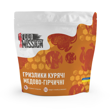 Гризлики курячі медово-гірчичні Food Mission (4820260630498) image