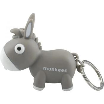 Брелок-ліхтарик Munkees Donkey LED, Grey (6932057811107) image