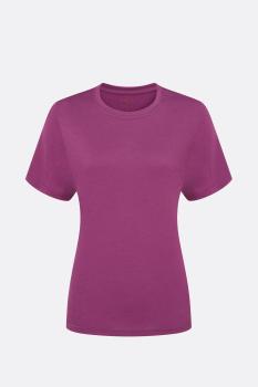 Футболка жіноча Rab Crimp Logo Tee Wmns, Plum, XS (QBL-69-PLM-08) image