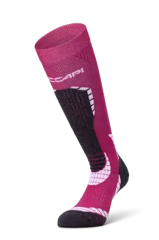 Термоноски Accapi Ski Wool, Fuxia/Anthracite, 37-39 (ACC H0900.3366-I) image