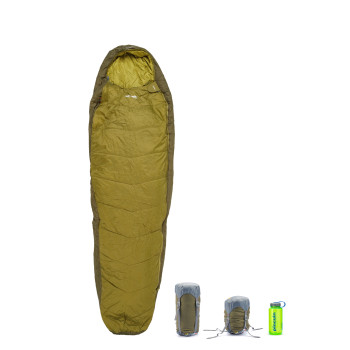 Спальний мішок Pinguin Tramp (11/7°C), 185 см - Left Zip, Khaki (PNG 237146) 2020 image