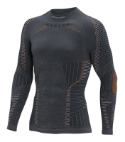 Термофутболка з довгим рукавом чоловіча Accapi Ergoracing 2025, Anthracite/Orange, M/L (ACC AА971.6630-ML)
